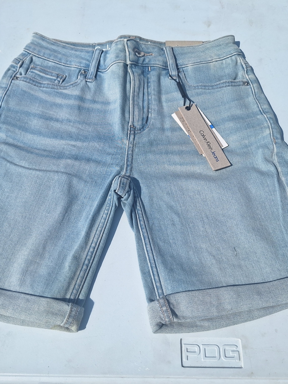 Calvin Klein Light Blue Denim Women’s Shorts